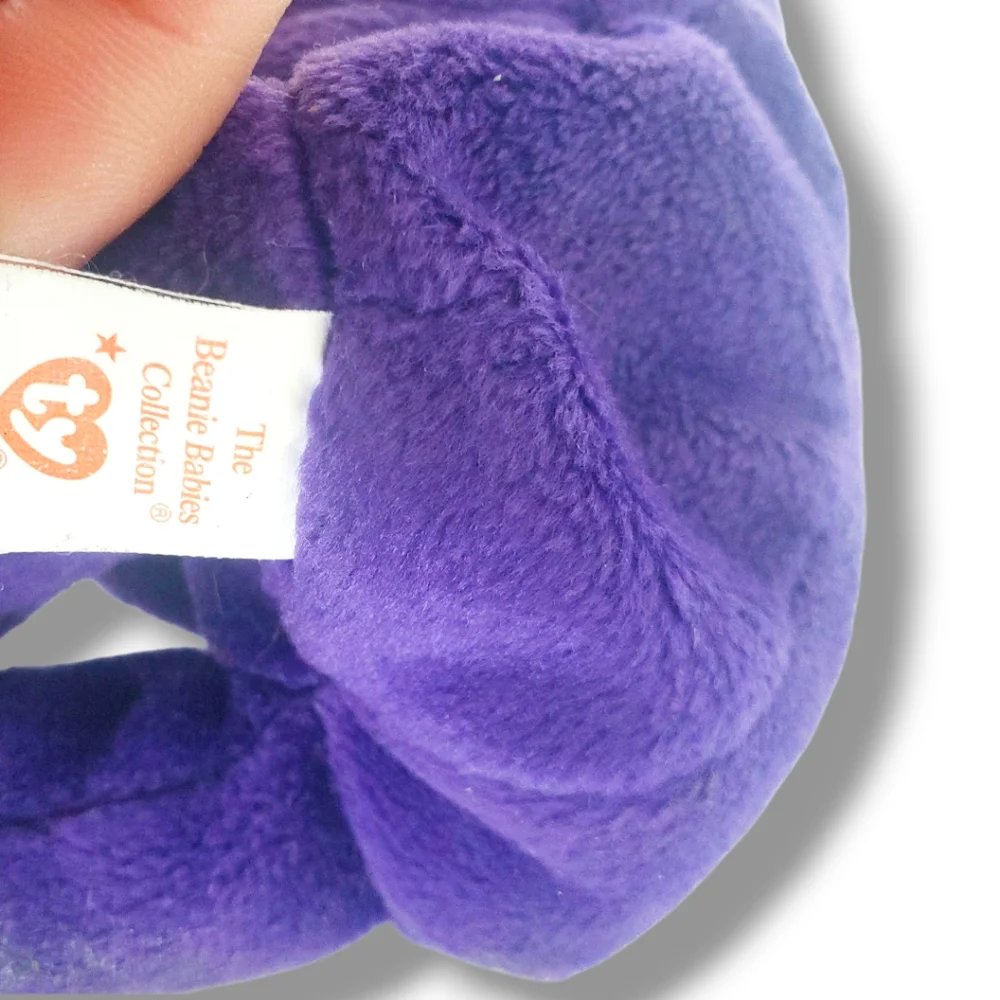 Vintage Rare 1997 Princess Diana Ty Original Beanie Baby Bear Purple PE Pellets - Picture 2 of 6